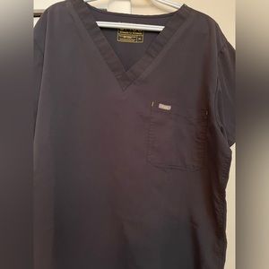 Figs Grey Scrub Top Xl. Good condition.